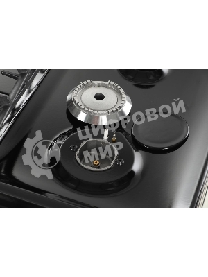 Плита газовая Gefest ПГ 6300-03 0053 мрамор черный, конфорок 4 шт, духовка 52 л, 60 см x 85 см x 60 см