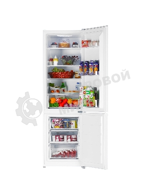 Холодильник Centek CT-1714-260DF белый двухкамерный 197/65л морозилка снизу