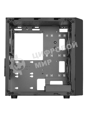 Компьютерный корпус Silverstone SST-PS15B-PRO Precision Mini Tower Micro ATX Computer Case, tempered glass, 2x 120мм ARGb, 1x ARGb Controller, black