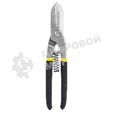 Ножницы по металлу прямые Deli DL4371 250мм, высокоуглеродистая сталь 55, прорезиненная рукоятка