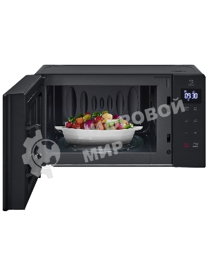 Микроволновая печь LG MH6032GAS черный, 20 л, 700 Вт, переключатели - сенсор