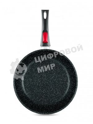 Сковорода НМП Литая L18028i, 28 см, серый