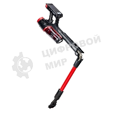 Пылесос вертикальный EVOLUTION Smart Clean VCF2212M черный/красный, питание от аккумулятора, 380 Вт, уборка сухая, пылесборник 0.4 л