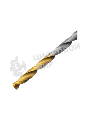 Набор сверл по металлу Denzel 1-13 мм, Р6М5-TiN, Golden Tip, 25 шт