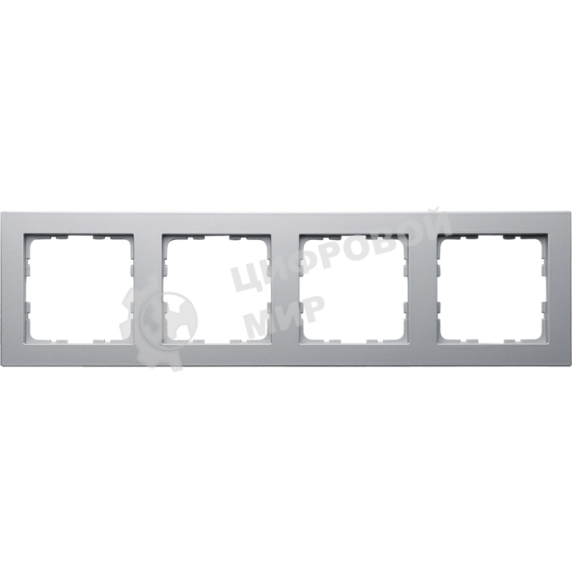 Рамка Jasmart 4-м G-Classic алюм.