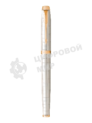 Ручка роллер Parker IM Premium T318 (CW2143646) Pearl GT, F, черные чернила, подарочная коробка