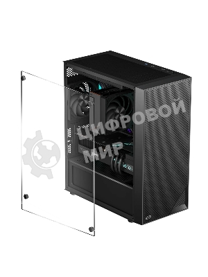 Компьютерный корпус PcCooler C3B310 BK черный без БП mATX 2xUSB3.0 audio bott PSU