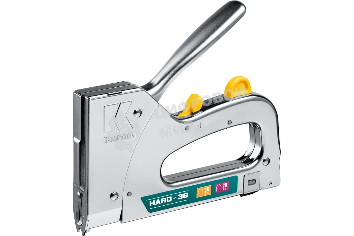 Кабельный рессорный степлер KRAFTOOL тип 36(10-14мм)/28, HARD-36