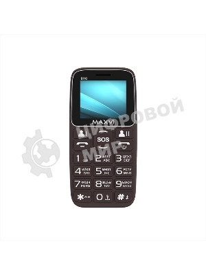 Мобильный телефон Maxvi B110 brown