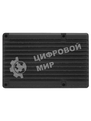Корпус Qumo Aluminum case with double black fans, Raspberry Pi 4, black(RS010)