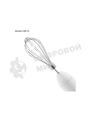 Блендер Galaxy Line GL 2144, белый, погружной, 1000 Вт, 17 000 об/мин, 2 скорости