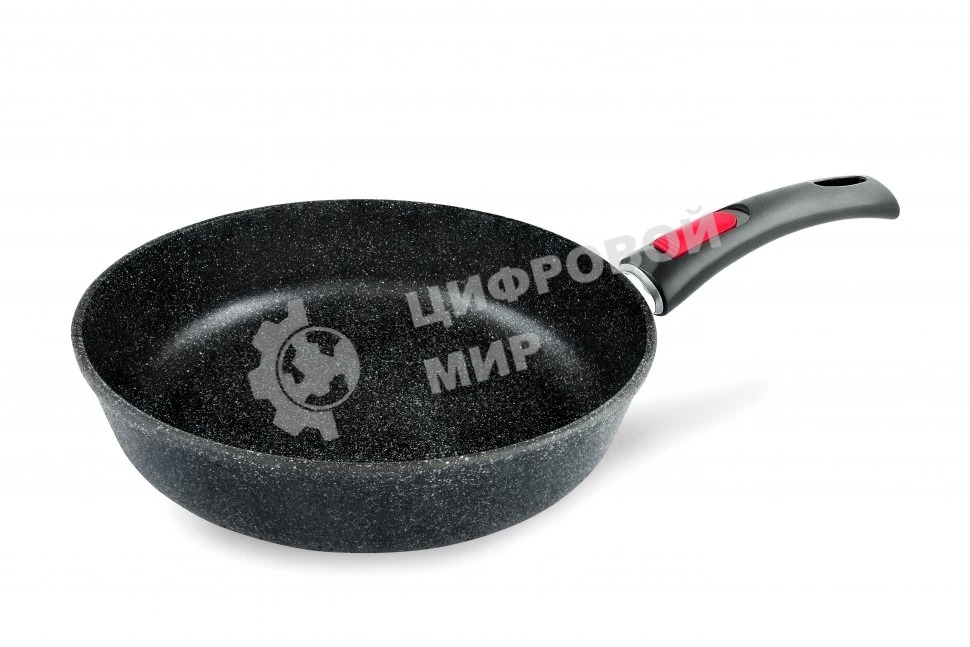 Сковорода НМП Литая L18028i, 28 см, серый