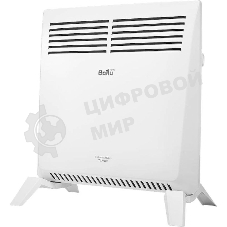 Конвектор Ballu Camino Eco Turbo BEC/EMT-1000 + Кронштейн CWM-02, белый, 1000 Вт, 15 м2, термостат
