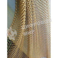 СЕТКА Akpo металлическая декоративная,золото,50 см