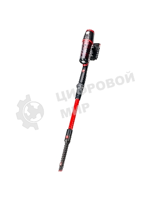 Пылесос вертикальный EVOLUTION Smart Clean VCF2212M черный/красный, питание от аккумулятора, 380 Вт, уборка сухая, пылесборник 0.4 л