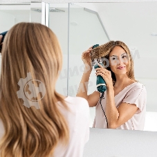 Фен-щетка Beurer HC45 Ocean бирюзовый, 1000 Вт, ионизация