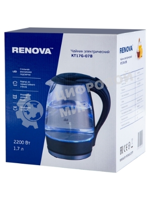 Чайник электрический Renova KT17G-07B