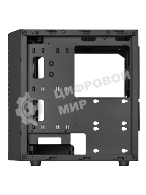 Компьютерный корпус Silverstone SST-PS15B-PRO Precision Mini Tower Micro ATX Computer Case, tempered glass, 2x 120мм ARGb, 1x ARGb Controller, black