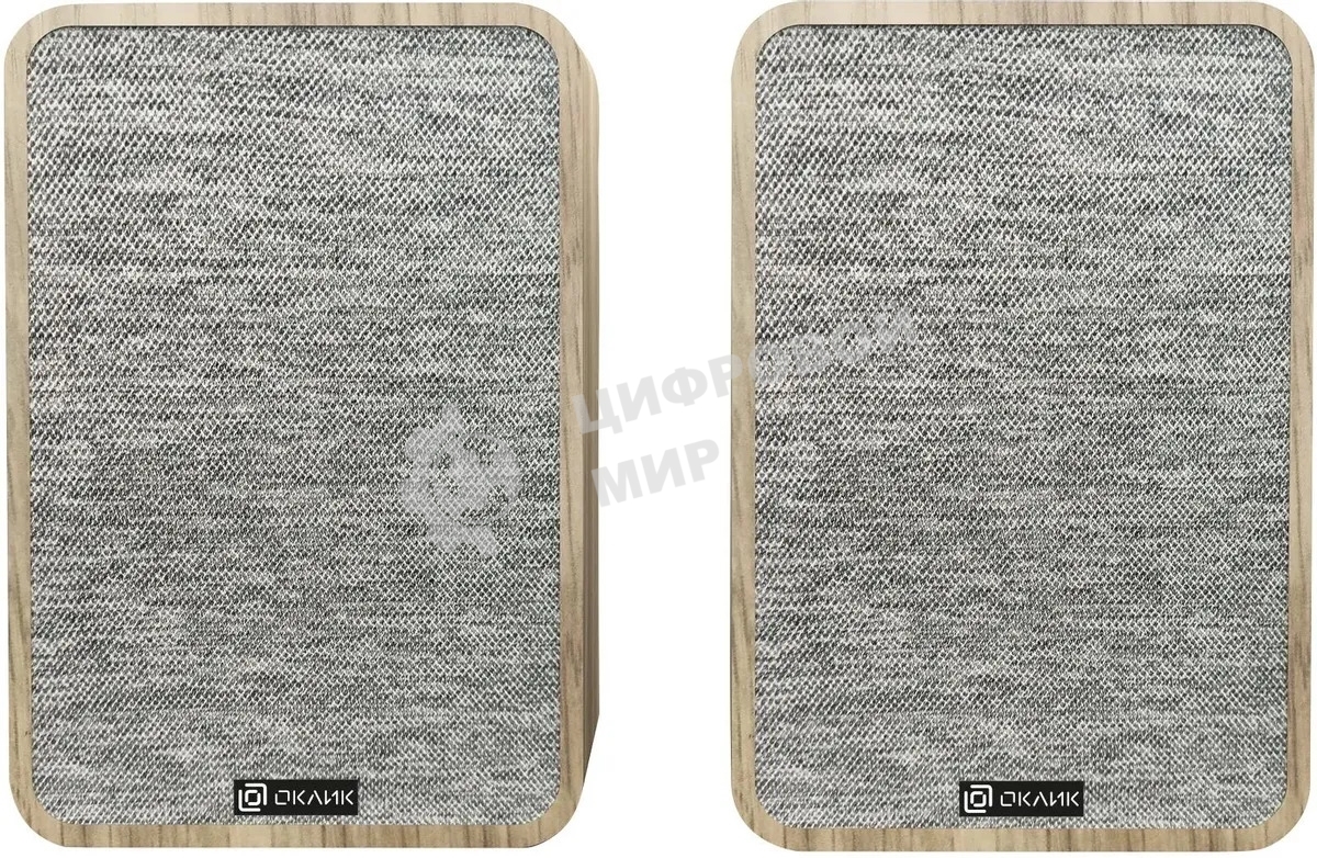 Акустическая система Оклик OK-417A 2.0 светлое дерево 40Вт BT
