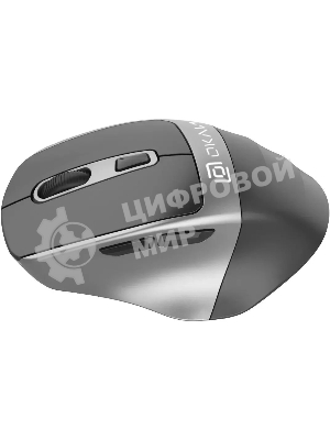 Мышь беспроводная Oklick 516MW черный/серебристый, 1600 dpi, радиоканал, Bluetooth, USB, кнопки - 6
