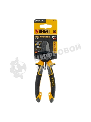 Кабелерез Denzel 160 мм, трехкомпонентные рукоятки