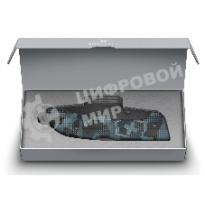 Нож перочинный Victorinox Evoke BSH Alox Navy (0.9425.DS222) 136мм 4функц. синий камуфляж подар.коробка