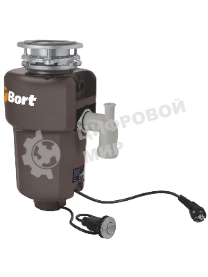 Измельчитель пищевых отходов Bort TITAN 5000 560 Вт; 5,2 кг/мин; 3200 об/мин; 1400 мл; нержавеющая сталь; набор аксессуаров 4 шт [91275783]