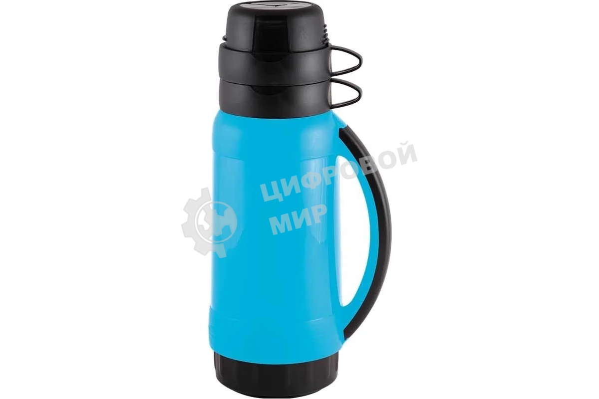 Термос в пластиковом корпусе со стеклянной колбой PRATICO, 1,8 л. (2 чашки)