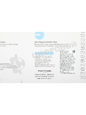 Клавиатура проводная A4Tech Fstyler FX50, USB, серый