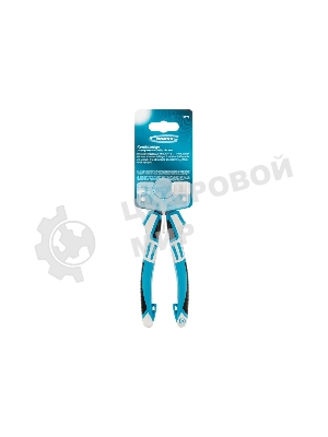 Плоскогубцы Gross 16973 комбинированные, 180 мм, трехкомпонентные рукоятки