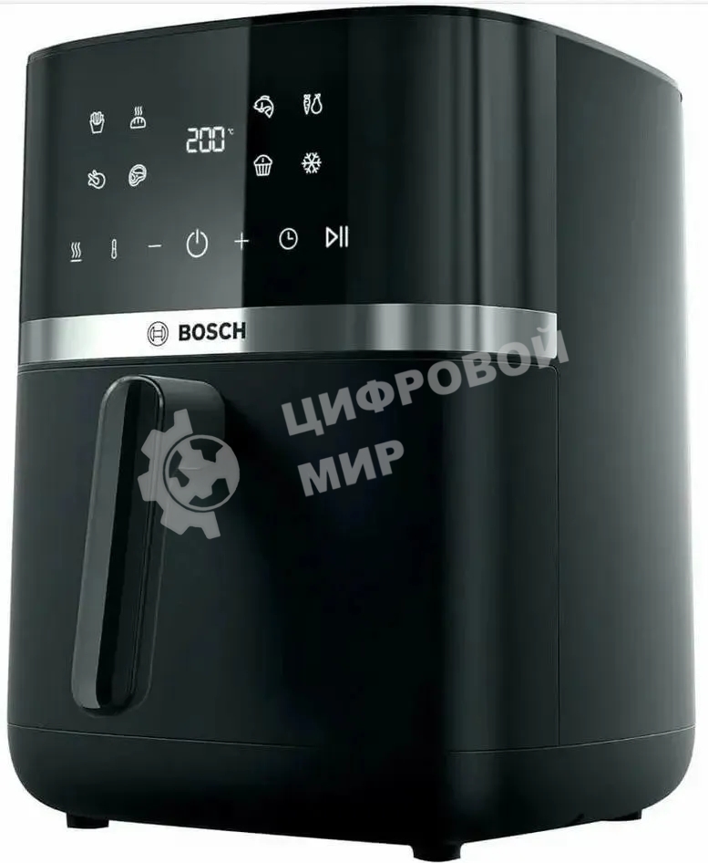 Аэрогриль Bosch MAF462B0 черный, 2050 Вт, 6.1 л, сенсор, 9 программ