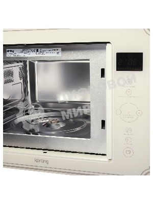 Встраиваемая микроволновая печь Korting KMI 825 RGb бежевый, 25 л, 900 Вт, переключатели - сенсор
