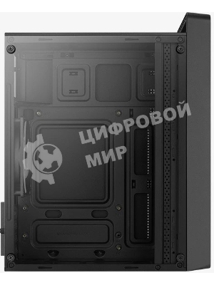 Компьютерный корпус MiniTower Aerocool/Formula CS-109-G-BK-v1 (mATX, USB3x1, USB2x2, 120мм RGb fan, без БП) (4711099472376)