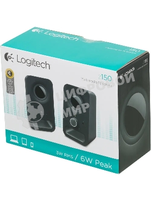 Колонки Logitech Z-150, черный 980-000814 Колонки 2.0