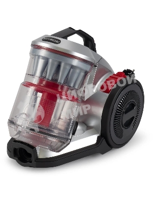 Пылесос Hyundai HYV-C2950 черный/красный, 380/2400 Вт, уборка сухая, пылесборник контейнер 3.5 л