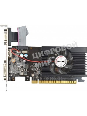 Видеокарта Afox GeForce GT710 4Gb DDR3 64BIT DVI HDMI VGA LP SINGLE FAN (AF710-4096D3L7-V1) RTL