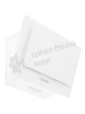 Вытяжка наклонная Elikor Коралл 50П-430-К3Д белый, 49 см, 430 куб. м/ч, 54 дБ