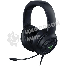 Гарнитура Razer Kraken V3 X (2022) чёрный, проводная, USB, подсветка
