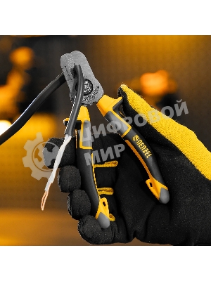 Кабелерез Denzel 160 мм, трехкомпонентные рукоятки