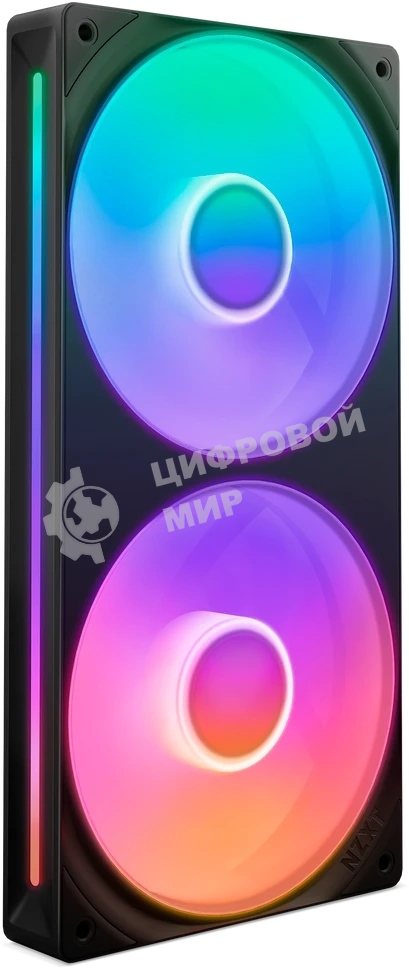 Вентилятор для корпуса Case Cooler NZXT F240 RGb Core (120x120x25мм, 4-pin PWM, RGb, 75.12CFM, 30dBA, 2400RPM, Black, Single-Frame RGb Fan Unit)