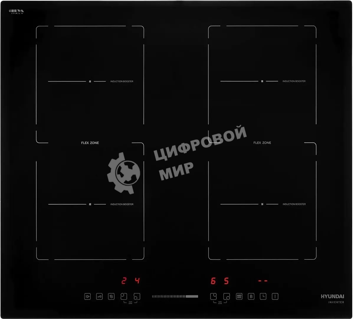 Индукционная варочная панель Hyundai HHI 6772 BG черный