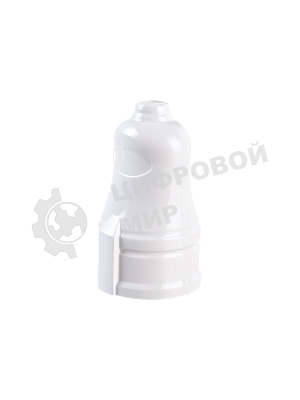 Розетка прямая разборная с заземл. РПп10-01-Ст 16А белый IEK ERP10-16-01-K01