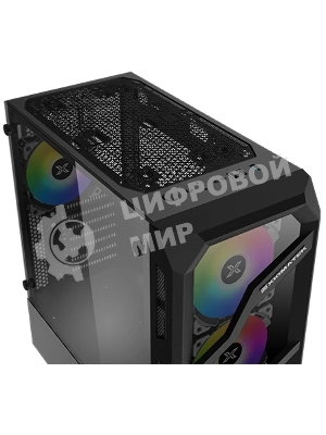Компьютерный корпус Xigmatek Lamiya EN40016 ATX, USB 3.0x1+USB 2.0x2, Front & Left TG, 4PCS X24A Fan, Galaxy II Fan Control Box & Remote (748113)