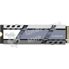 Накопитель SSD M.2 Netac 1.0Tb NV150HK Series NT01NV150HK-1T0-E4X Retail (PCI-E 5.0 x4, up to 13000/8000MBs, 3D NAND, DRAM, 600TBW, NVMe 2.0, 22х80мм, heatsink)