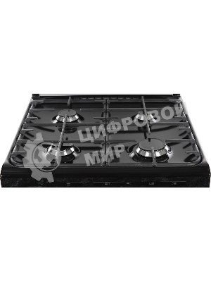 Плита газовая Gefest ПГ 6300-03 0053 мрамор черный, конфорок 4 шт, духовка 52 л, 60 см x 85 см x 60 см