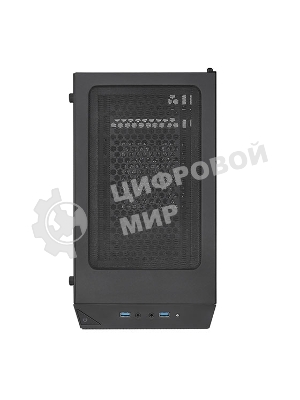 Компьютерный корпус Silverstone SST-PS15B-PRO Precision Mini Tower Micro ATX Computer Case, tempered glass, 2x 120мм ARGb, 1x ARGb Controller, black