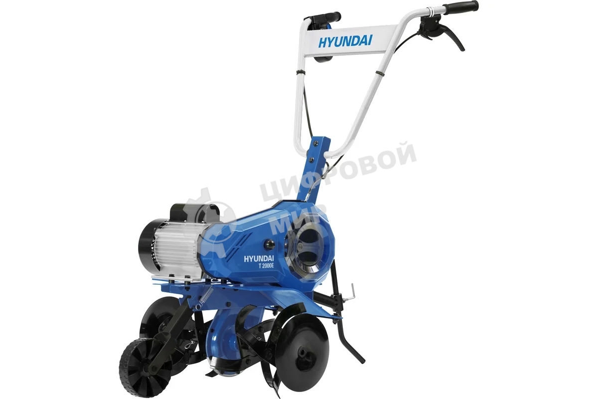 Мотоблоки, культиваторы HYUNDAI T 2000E Культиватор электрический2000 Вт, ширина 55 см, глубина 25 см, скорость 1 - вперед, 29,6 кг