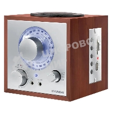 Радиоприемник настольный Hyundai H-SRS200 вишня USB SD/MMC