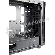 Компьютерный корпус CHIEFTEC HAWK AL-02B-TG-OP без БП, боковая панель из закаленного стекла, черный, ATX