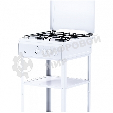 Плита газовая Flama AVG 1401 W белый,крышка